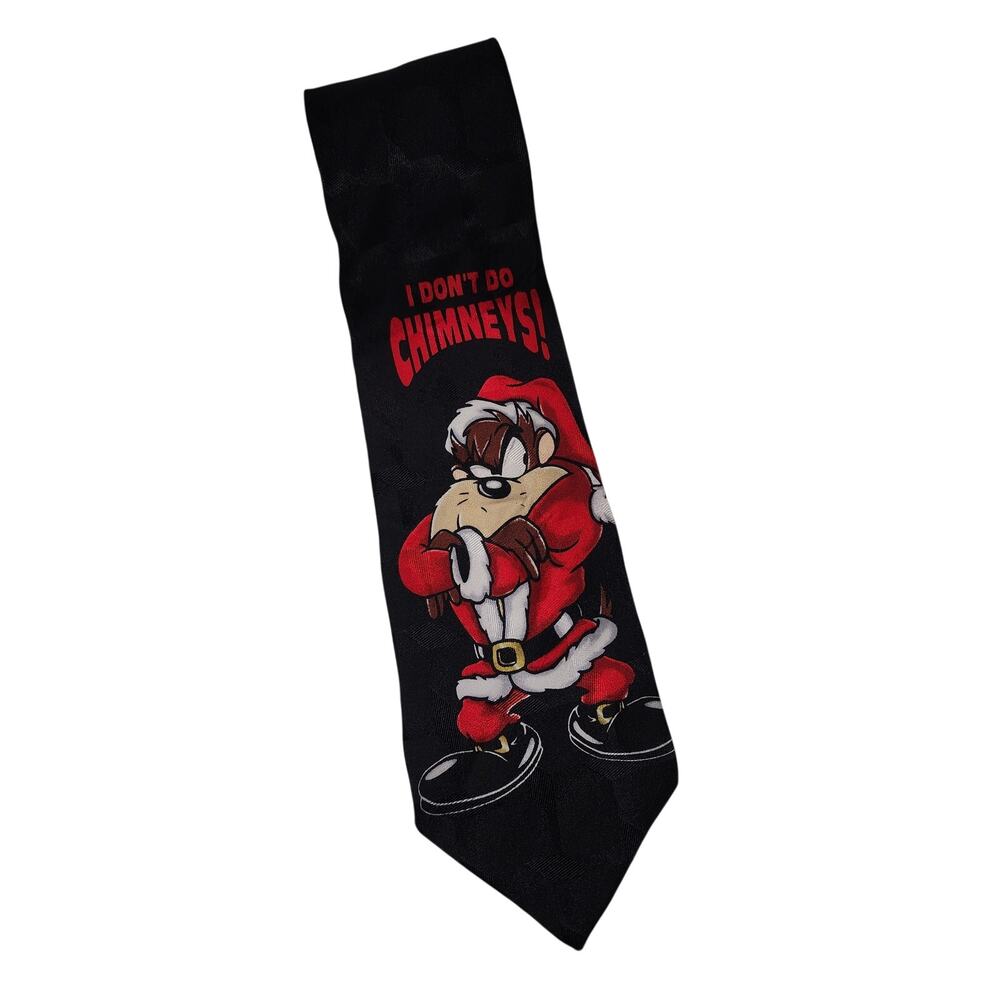 Looney Tunes Mania Tasmanian Devil Holiday Christmas Necktie